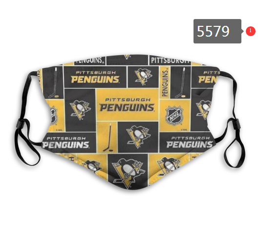 2020 NHL Pittsburgh Penguins #6 Dust mask with filter